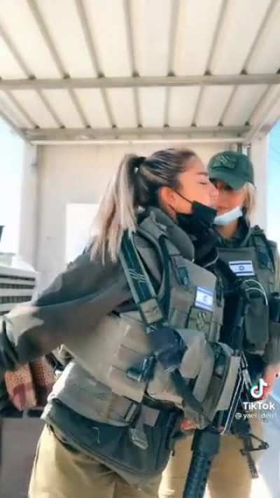 "one sec, gotta post this before we go kill some Palestinian kids"