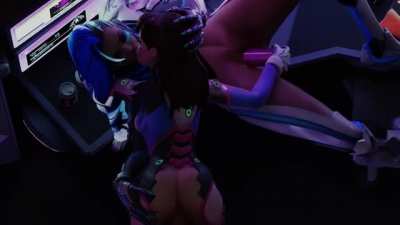 D.va And Sombra Threesome POV (SFMpov) [Overwatch]