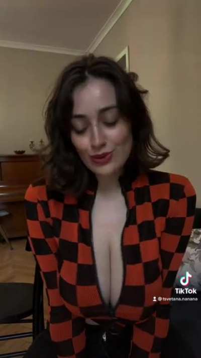 Bad bad girl with big big tits