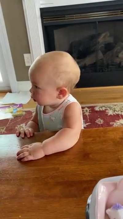 My niece startles easily
