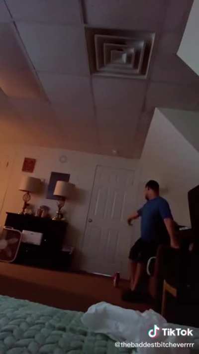 nigga harassing the old ass man 😭&ldquo;GET OFF MEEE 😫😫😫&rdquo;