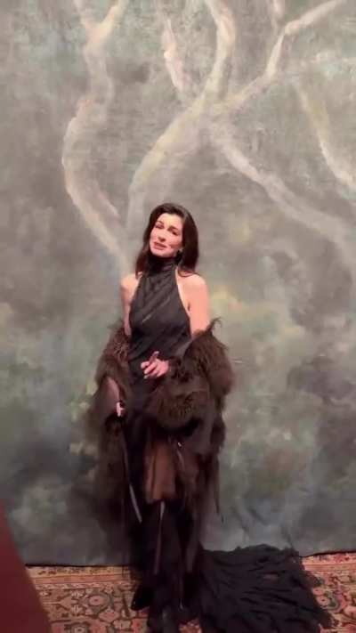 Anne attends Ralph Lauren fashion show in New York City 2-10-2026