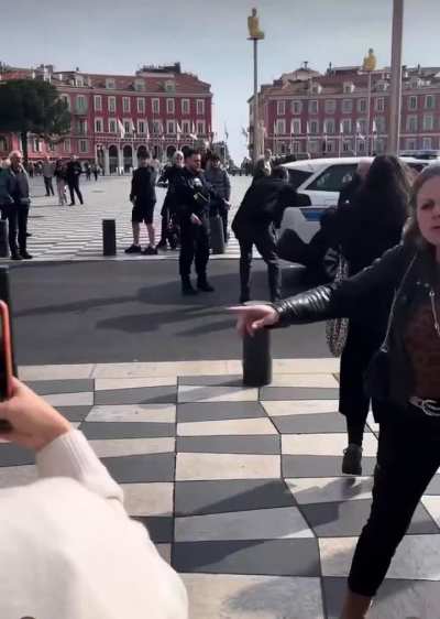 Man Fakes Assault by Protestors as Police Arrive