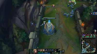 Waste Orange + Greed for wave => proceed to blame it on my champion