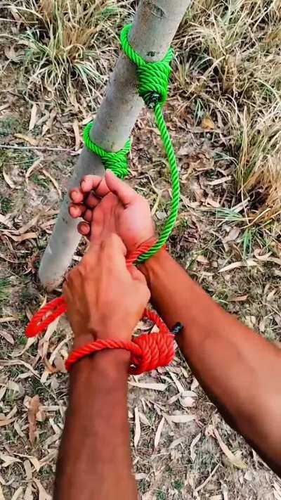 No knife required when you know magic