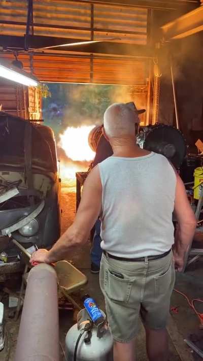 HMB while we fire up a jet engine in the garage