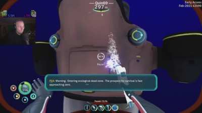 (Subnautica: Below Zero) Warning entering ecological dead zone