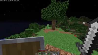 Giving all mobs knockback 1,000,000 was a bad idea.