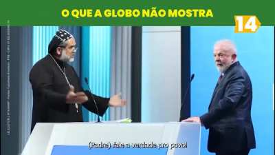 Um outro &acirc;ngulo da treta do Lula com o padre. Agora d&aacute; pra ver o motivo da Globo ter agido bem r&aacute;pido para cortar.