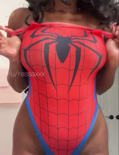 i felt like showing you what&rsquo;s hiding underneath my spidey suit