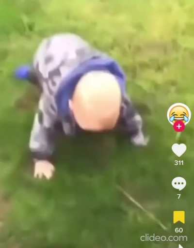 To laugh at your older brother...
