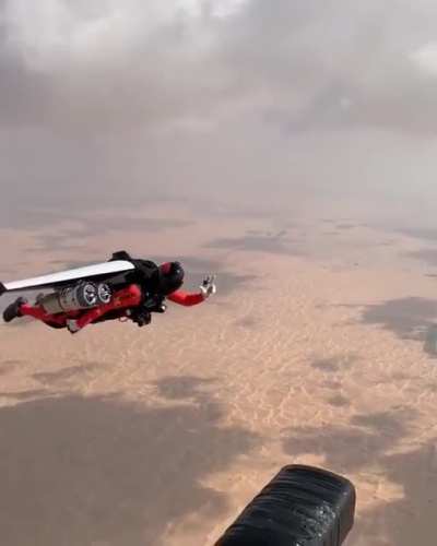 Wearable Wings With Jets Engines