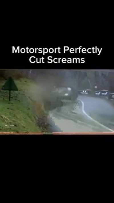 Motorsport perfectly cut scream