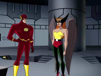 Hawkgirl (Maria Canals-Barrera) Implies That the Flash Can't Get a Date Because He's Too &lsquo;Fast' in Justice League 1x8