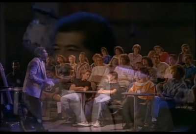 Ben E. King's "Stand By Me" hit the top charts twice (when it debuted in 1961 and again in 1987). The 2nd time being the result of the Rob Reiner film. To capitialize, King performed this music video with River Phoenix and Wil Wheaton.