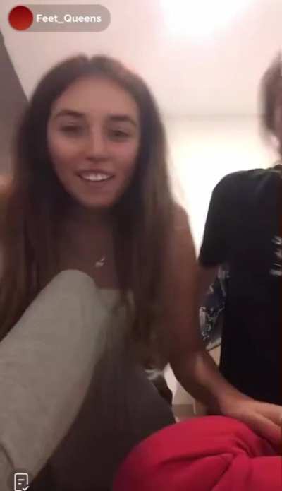@Feet_Queens were live on TikTok again, live got banned in the end though.