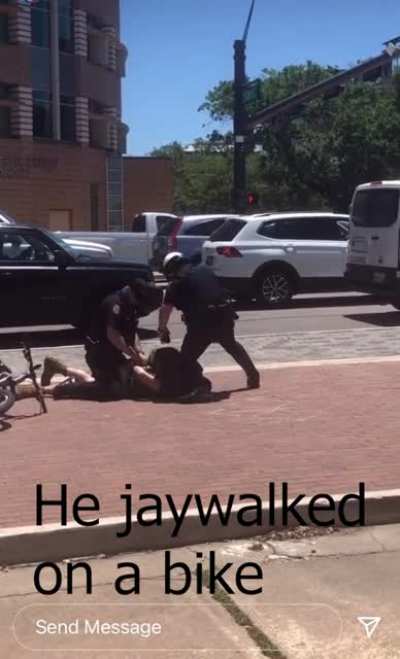 Tased on the ground