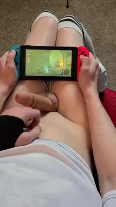 I'm horny, but I just couldn't put the game down!