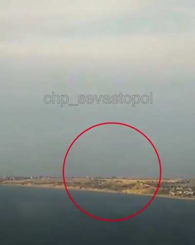 Russian plane skids off runway while landing at Belbek airport, Crimea. Russia-Ukraine War 2022