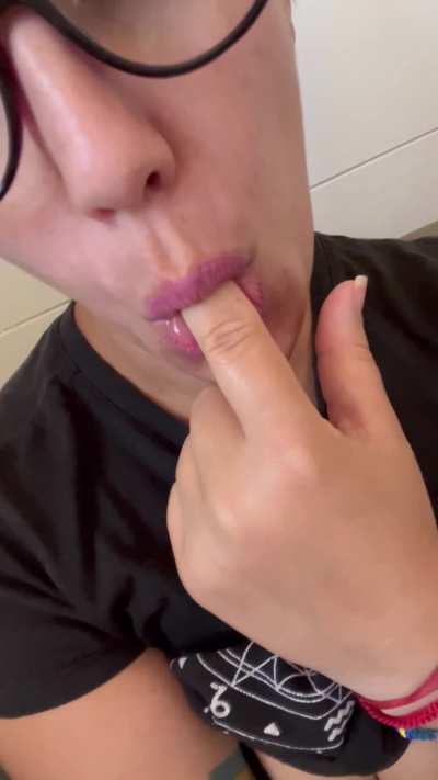 I'm a professional at sucking it!