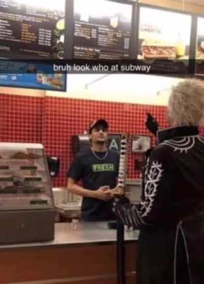 He wants some food