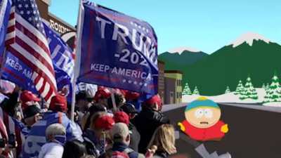 Cartman vs Trump Rally in South Park. [OC]