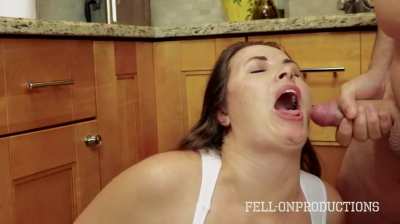 Madisin Lee getting spurts to the face