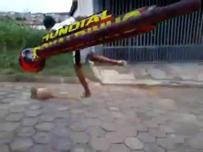 Depois disso eu tenho certeza que ele nunca mais andou
