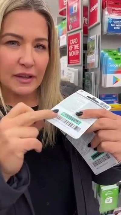 How scammers get your gift card information