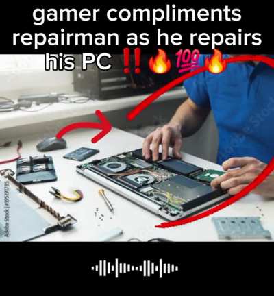 gamer has fat PC