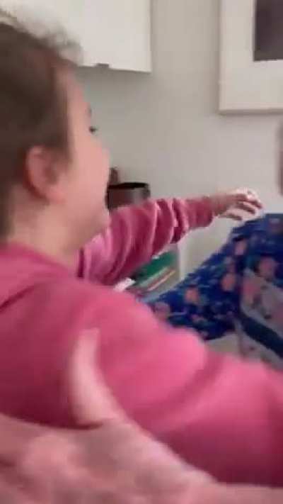 Grandma seeing her granddaughter after a year of travel restrictions &amp; pandemic woes