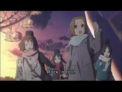 Tomboy Tuesday - Ritsu says "Rock 'n Roll!"