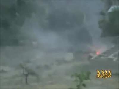 Battle of Wanat 2008 in afghanistan. Video shows an intense firefight.