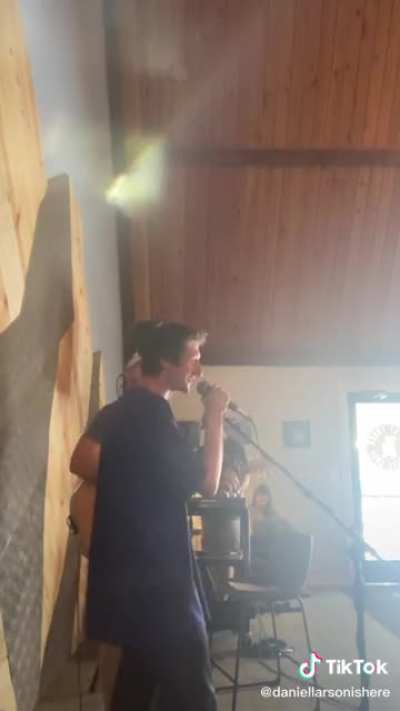(not too important) Daniel larson kept this video of this little concert up for around 7 - 10 minutes