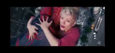 the difference between Tobey saving Gwen vs Andrew