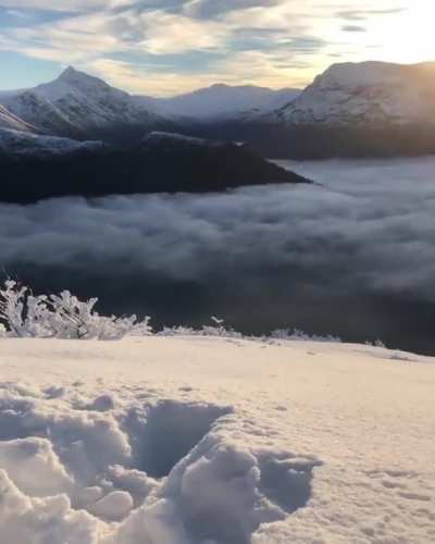 🔥 Beautiful morning in Sunnm&oslash;rsalpane, Norway