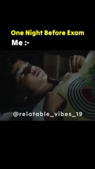  night Before JEE mains