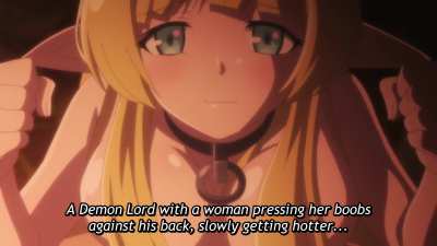 Shera "washing" Diablo's back [How Not to Summon a Demon Lord &Omega; | Episode 2]