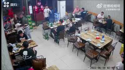 Flirting with the girl in China goes wrong.