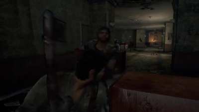 Was replaying the first game and witnessed the quickest death possible