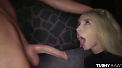 Bet her throat clamps down tight