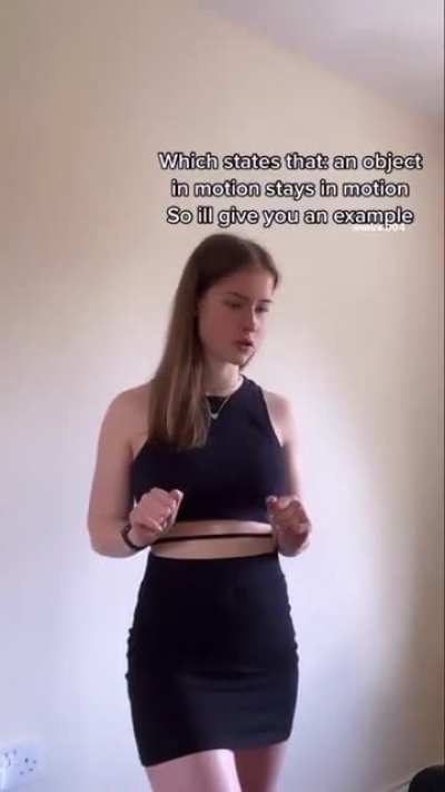 Newton's first law of motion