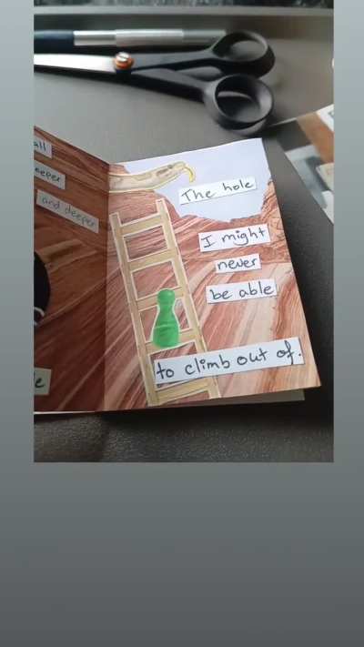 I tried putting my feelings about PEM/crashes/progressive disease into a mini zine.
