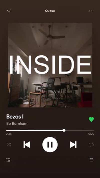 Bo Burnham &ldquo;Bezos I&rdquo; -&amp;gt; Kendrick Lamar &ldquo;u&rdquo; ~2 sec Crossfade