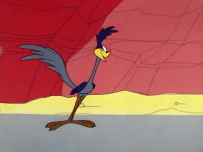 The one time Looney Tunes got the "coyotes are faster than roadrunners" fact right