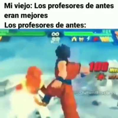 Una maestra de primaria si nos amenazaba con una regla jajaja CHINGA TU MADRE VIEJA ZORRA