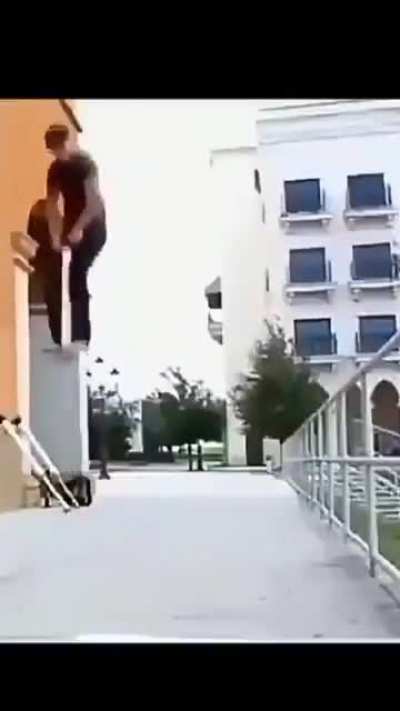 HMPT while jumping off the ground with pogo stick.....