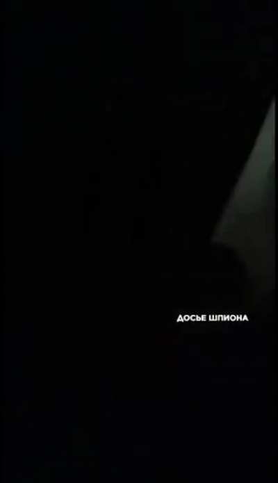 Footage of a Russian dugout being hit by an incoming munition