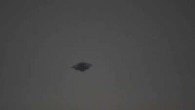 UFO sighted over Curitiba which is the capital of the southern Brazilian state of Paran&aacute; July 7, 2024, appears to have some sort of landing gear.
