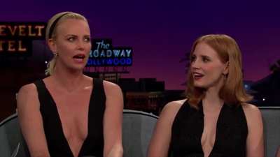 Amy Adams and Charlize Theron